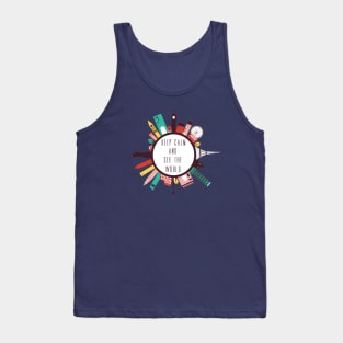 Travel Globe Tank Top